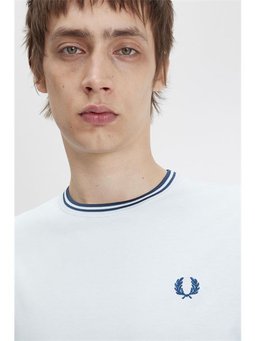 t-shirt bordino Fred Perry | M1588V08